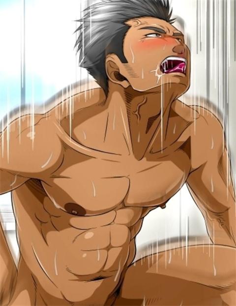 BL筋肉 全彩fanbox男子肌肉漫画CG作品 淫ビュッ!乱学园