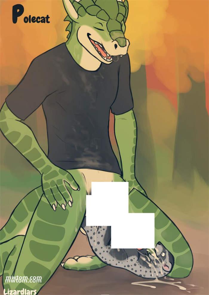 Furry图[Lizardlars] Spitey’s Fucktober World Tour