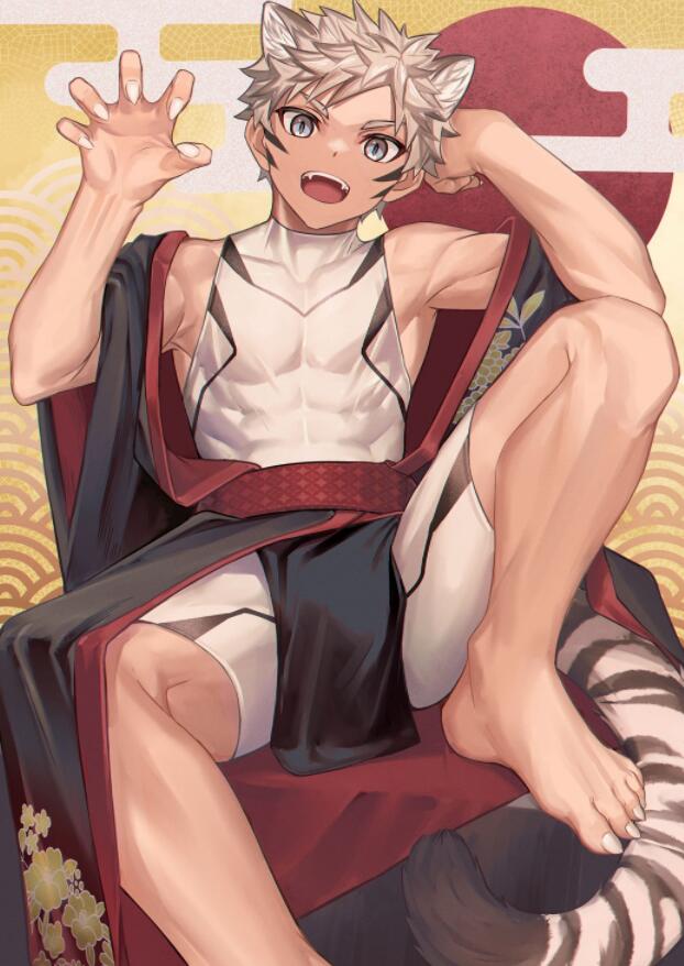 Nayoshi画师Fanbox (2018.12-2023.01)筋肉少年CG作品集