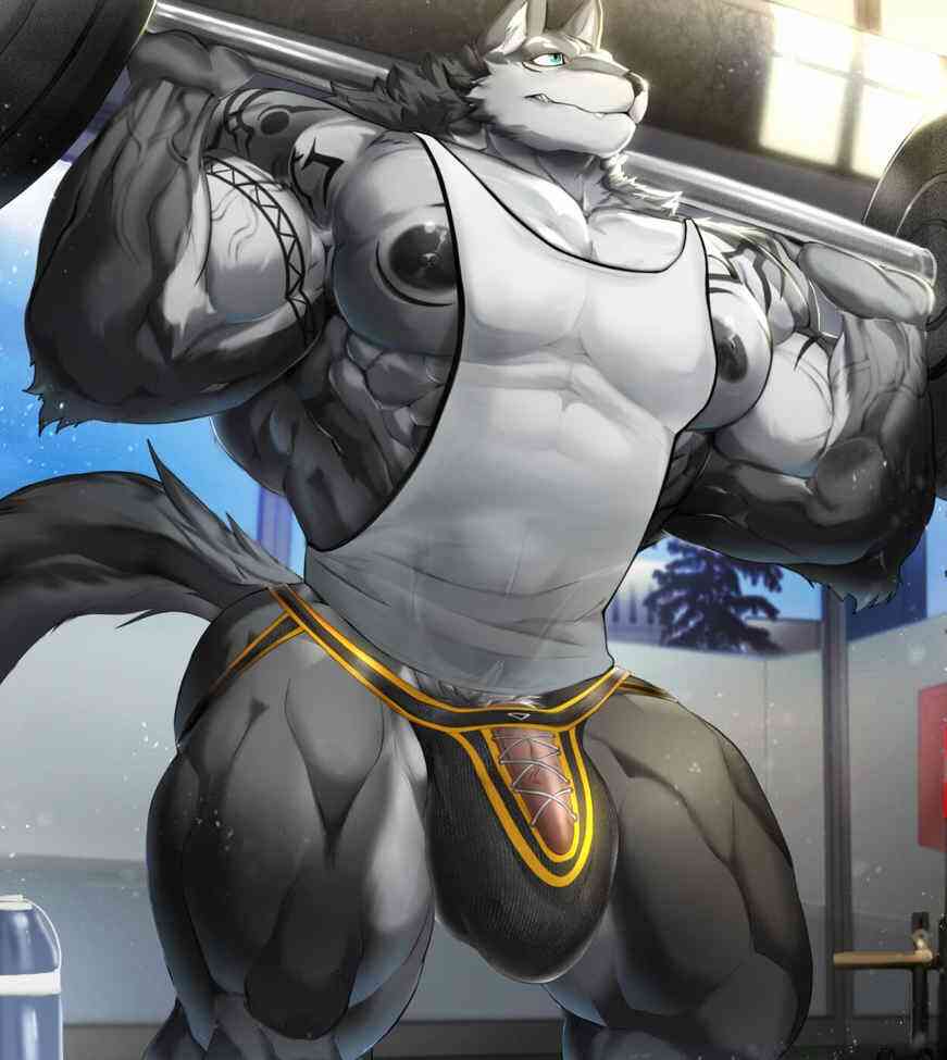 [Magangz] 2022年4月furry图集  Batzz+Gym Wolf