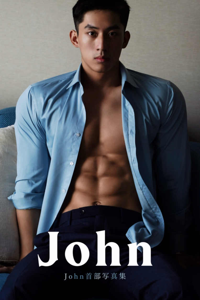 ADONISJING 刘京 John写真书 高級感男人3冊合集