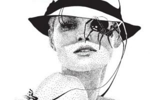 Rikke Jorgensen 钢笔时尚插画作品  国外设计师个人插画作品集PDF下载