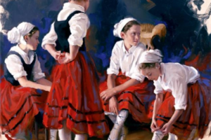 西班牙艺术家SANZ水彩作品集 国外大师水彩人物画图库