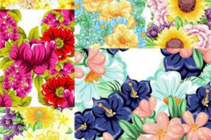 抽象优雅的无缝模式植物背景四方连续花纹背景矢量图片素材