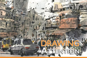 英国城市插画速写杂志Drawing Attention  2020年2月刊