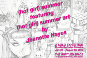 视觉艺术家JEANETTE HAYES-辣妹夏季艺术展