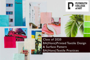 普利茅斯艺术学院2020级 – 印刷纺织品设计与表面图案纺织品实践‎