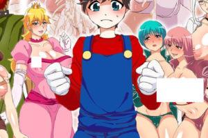 全彩CG漫 M少年配管工と囚われた淫/乱姫君