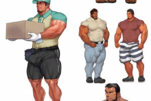 湯あたり 各行业筋肉壮汉男性角色绘CG图包